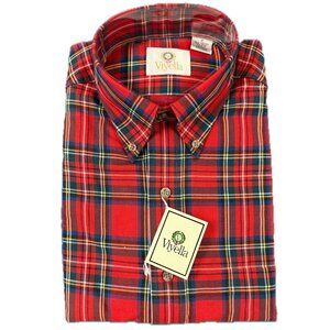 Viyella Royal Stewart Tartan Shirt, Vintage, NWT